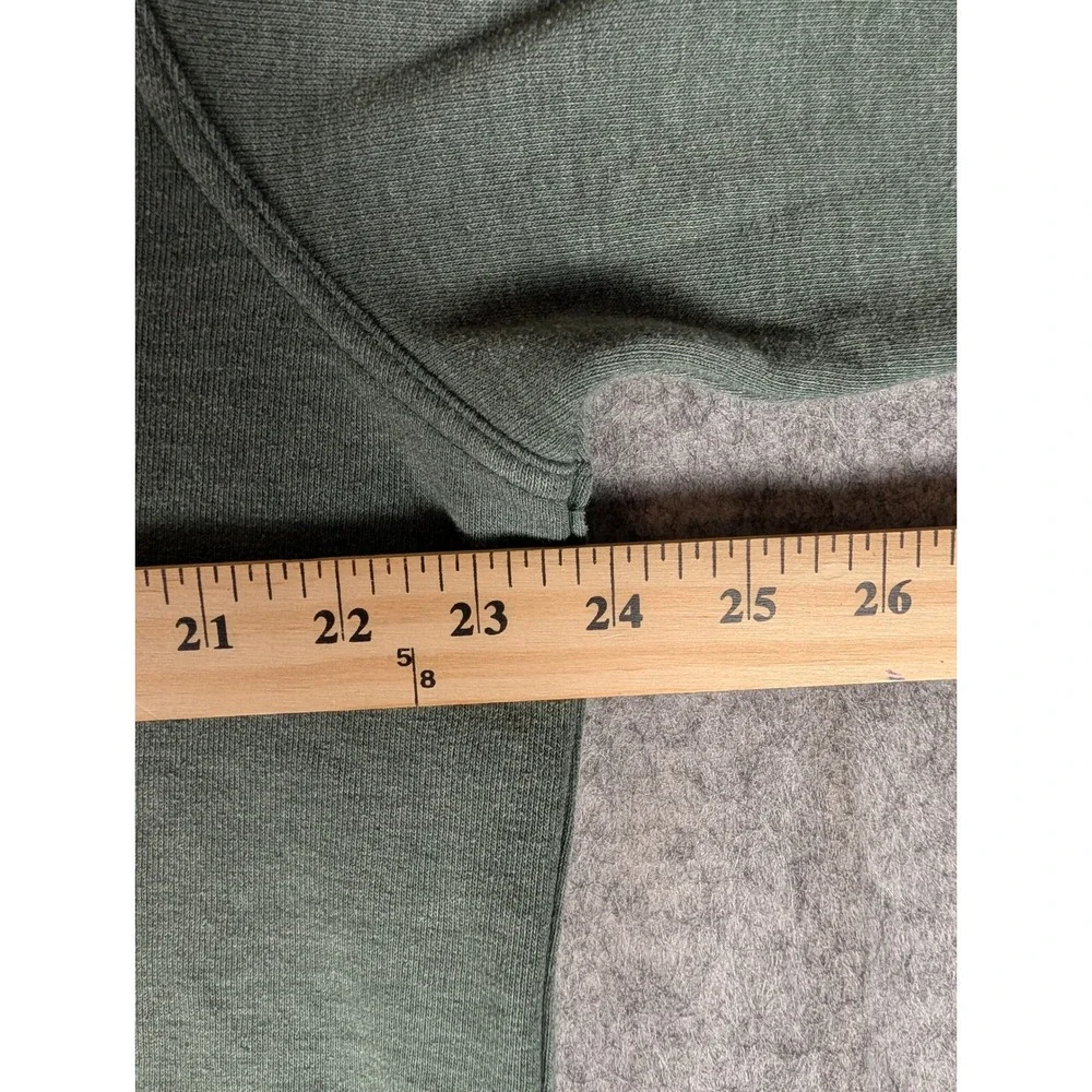 The North Face Mens Green Large Graphic Logo Pullover Hoodie Sweatshirt L/G